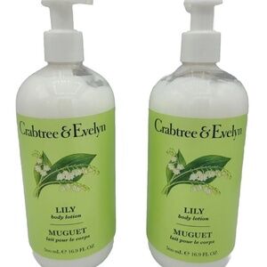 Crabtree & Evelyn Lily Body Lotion (16.9 fl oz) – Set of 2